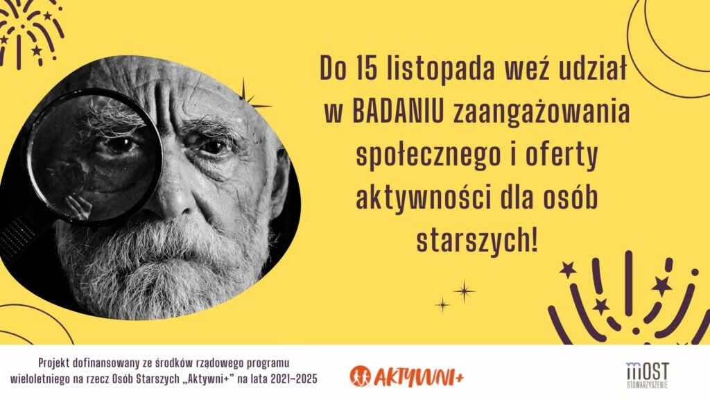 Badanie pt.: Zaangażowanie społeczne osób starszych w województwie śląskim