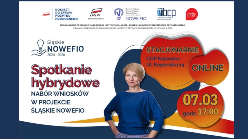 Spotkanie informacyjne Śląskie NOWEFIO