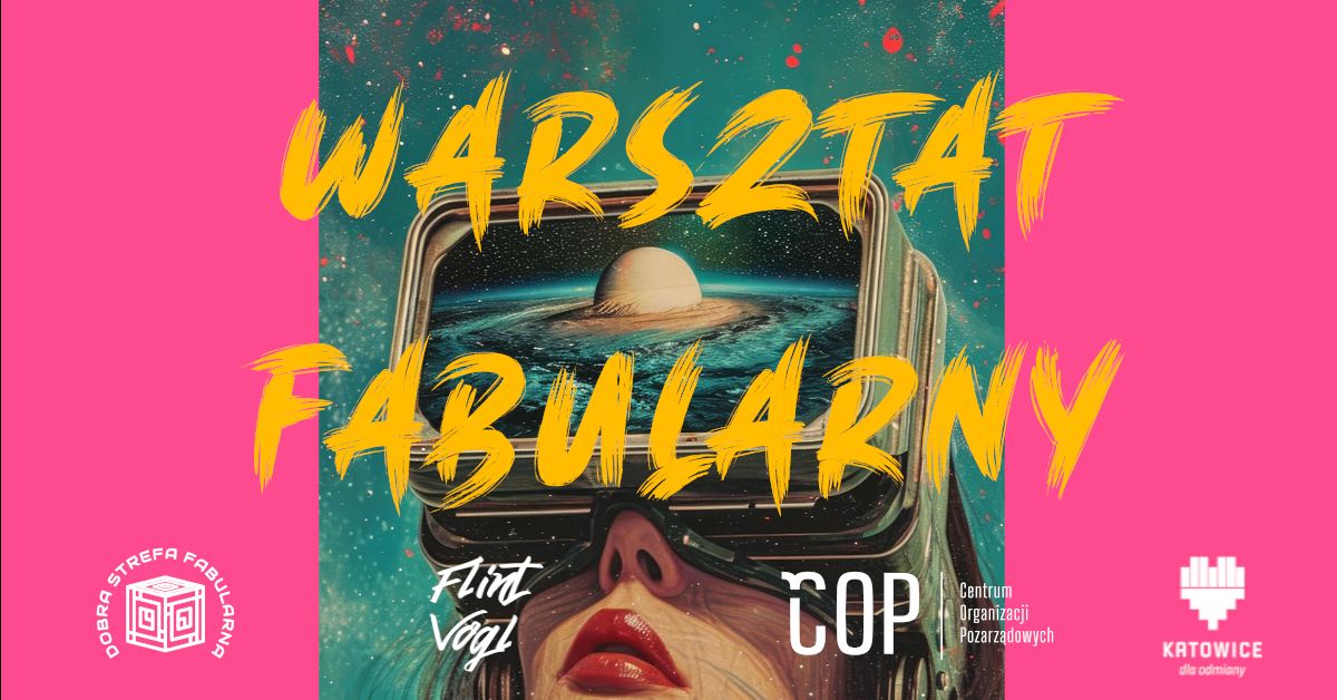 Banner na spotkanie Warsztat fabularny