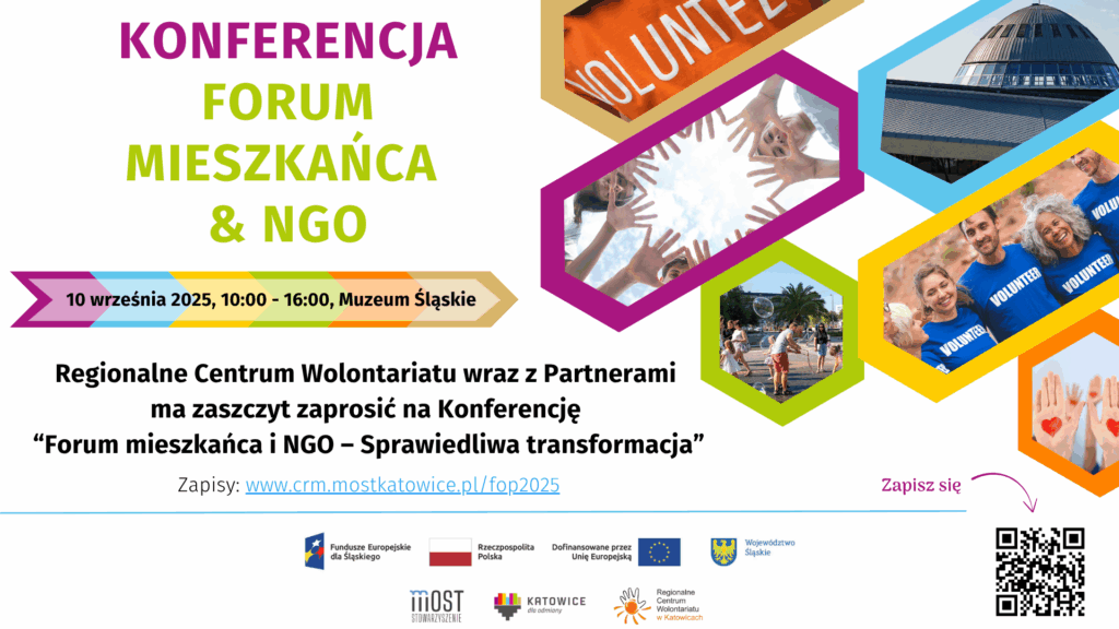 Zapraszamy na Konferencję „Forum Mieszkańca i NGO – Sprawiedliwa transformacja”
