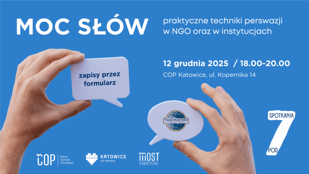 MOC SŁÓW: praktyczne techniki perswazji w NGO oraz instytucjach