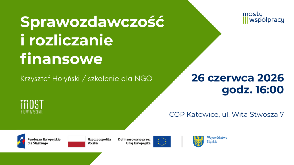 Szkolenie dla NGO: „Sprawozdawczość i rozliczanie finansowe” Szkolenie dla NGO: „Sprawozdawczość i rozliczanie finansowe”